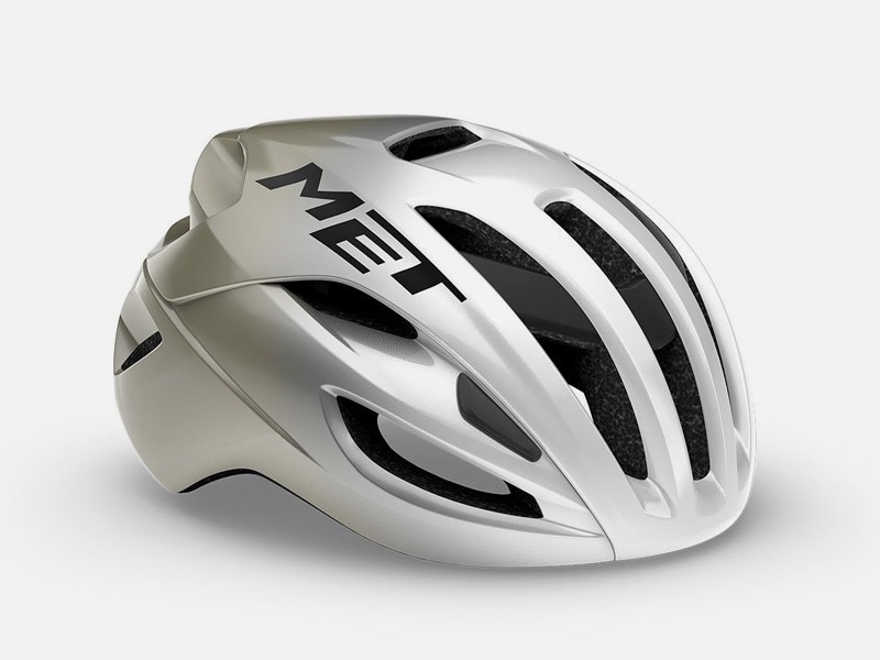 Casco da ciclismo MET Rivale con tecnologia MIPS visto di lato